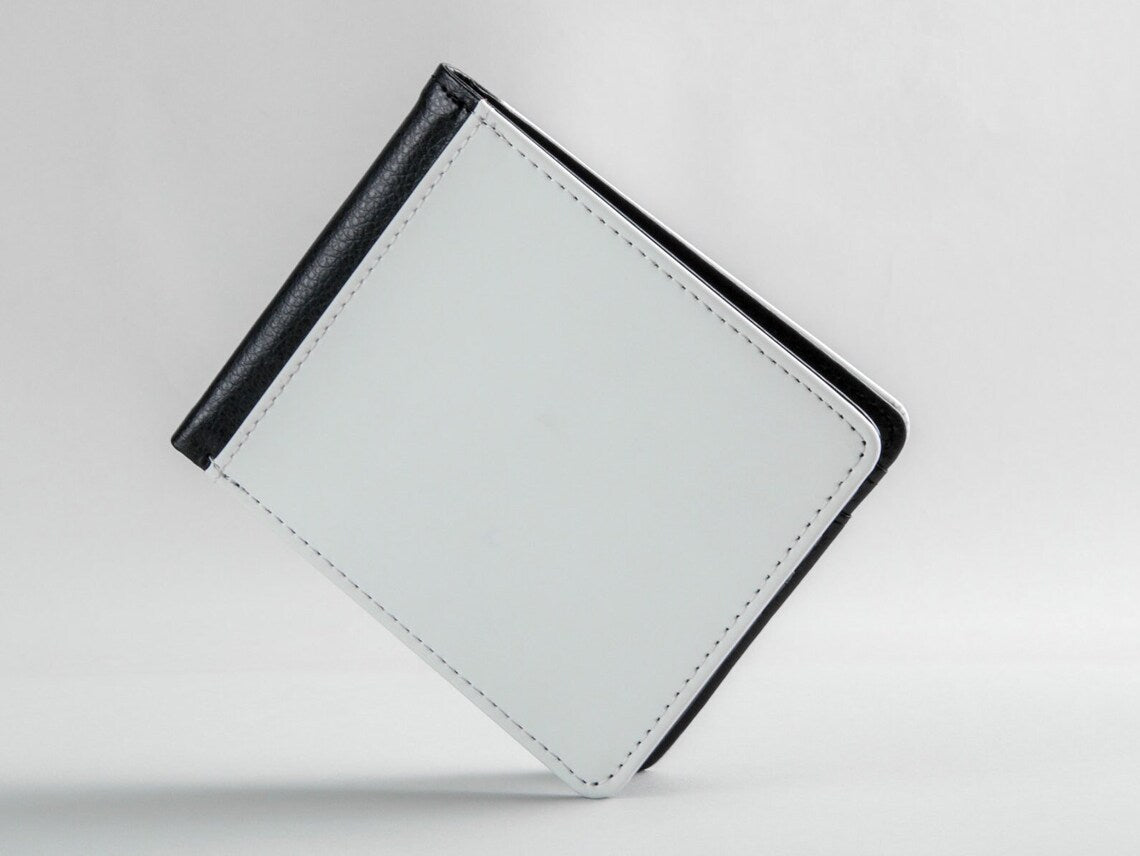 Sublimation Bi-Fold Men’s Wallet Blank – Customizable Heat Transfer Leather Wallet