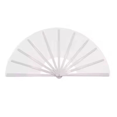 Sublimation Hand Clack Fan – DIY Printable Plastic Polyester Festival Fan, Personalized for Events & Gifts - KT SUBLIMATION, DTF AND MORE LLC
