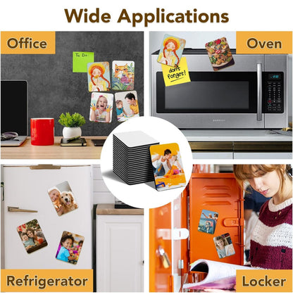Sublimation Refrigerator Magnet – Customizable Home Kitchen Microwave Oven Decor - KT SUBLIMATION, DTF AND MORE LLC