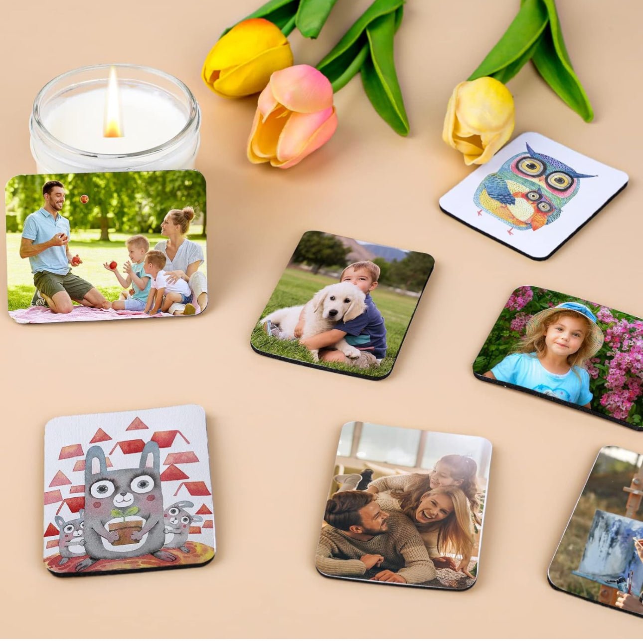 Sublimation Refrigerator Magnet – Customizable Home Kitchen Microwave Oven Decor - KT SUBLIMATION, DTF AND MORE LLC