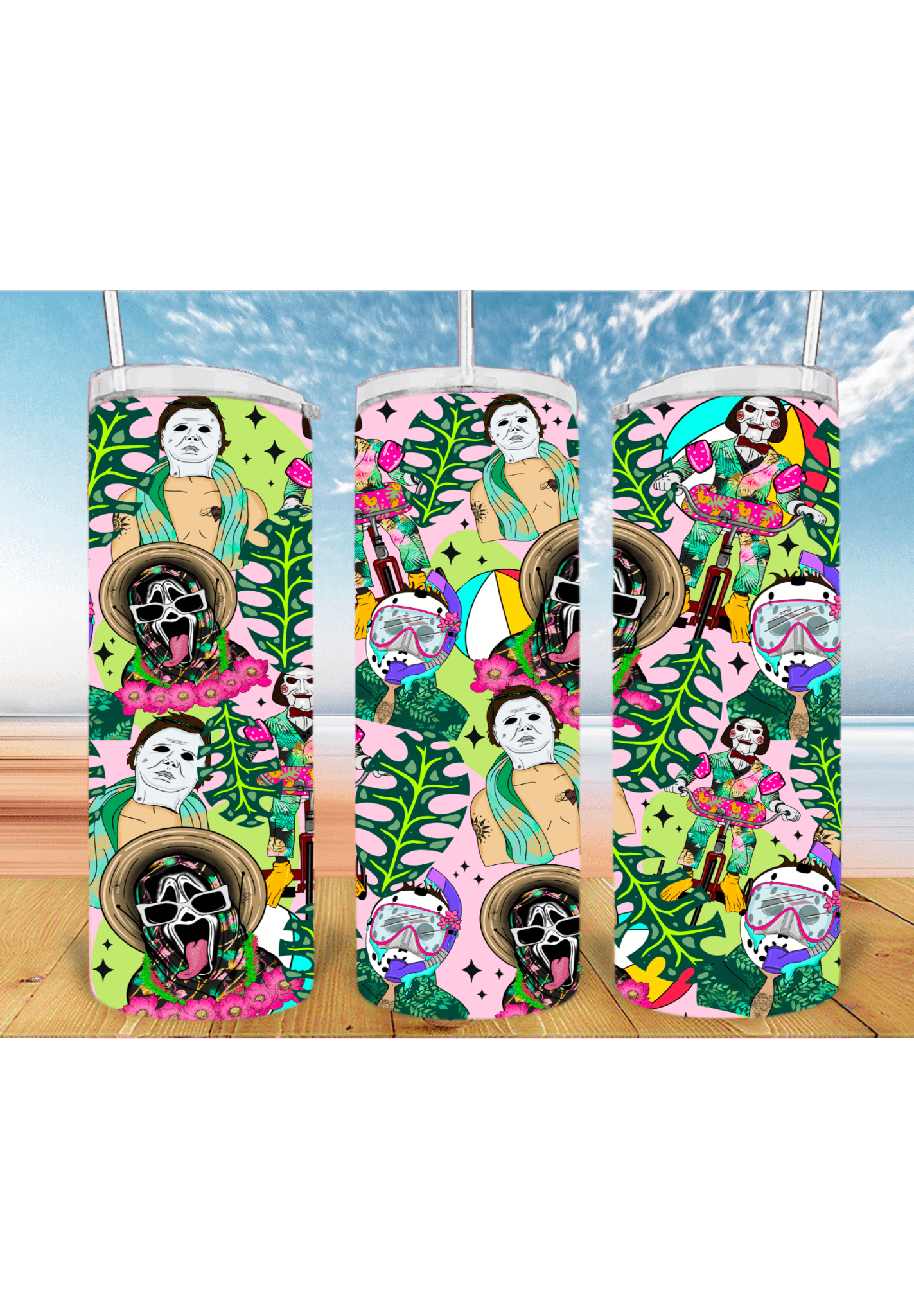 Summer Boys 20oz Tumbler Sublimation Print