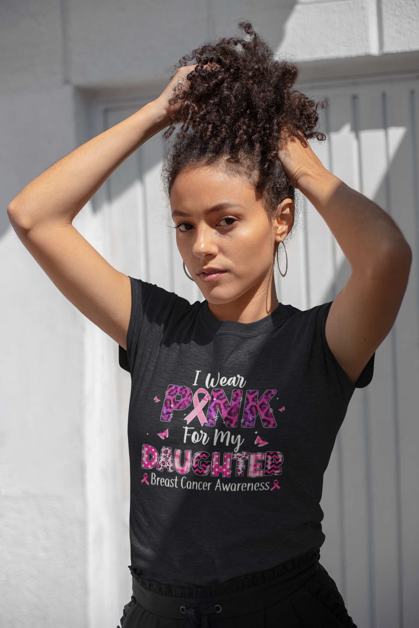 I Wear pink for my daughter DTF