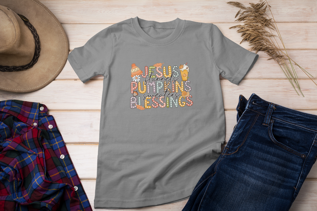 Jesus Pumkins Blessings DTF