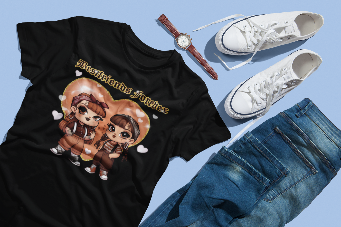 Chicano Art DTF Transfer – Bold & Cultural Streetwear Print 🎨🔥