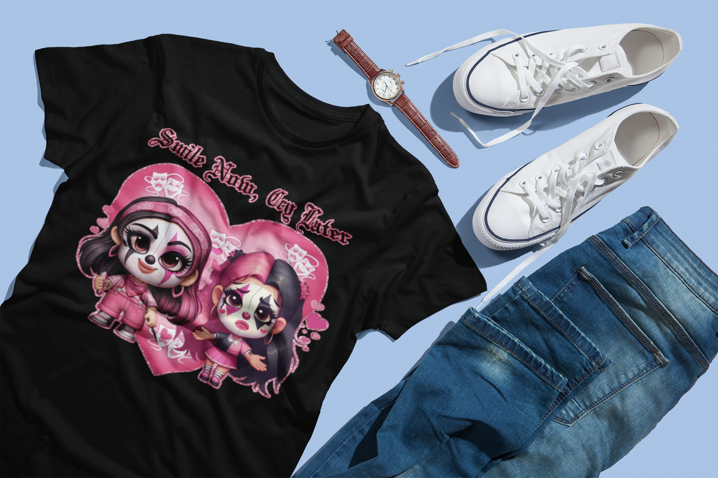 Chicano Art DTF Transfer – Bold & Culturally Inspired Prints for Custom Apparel 🎨🔥