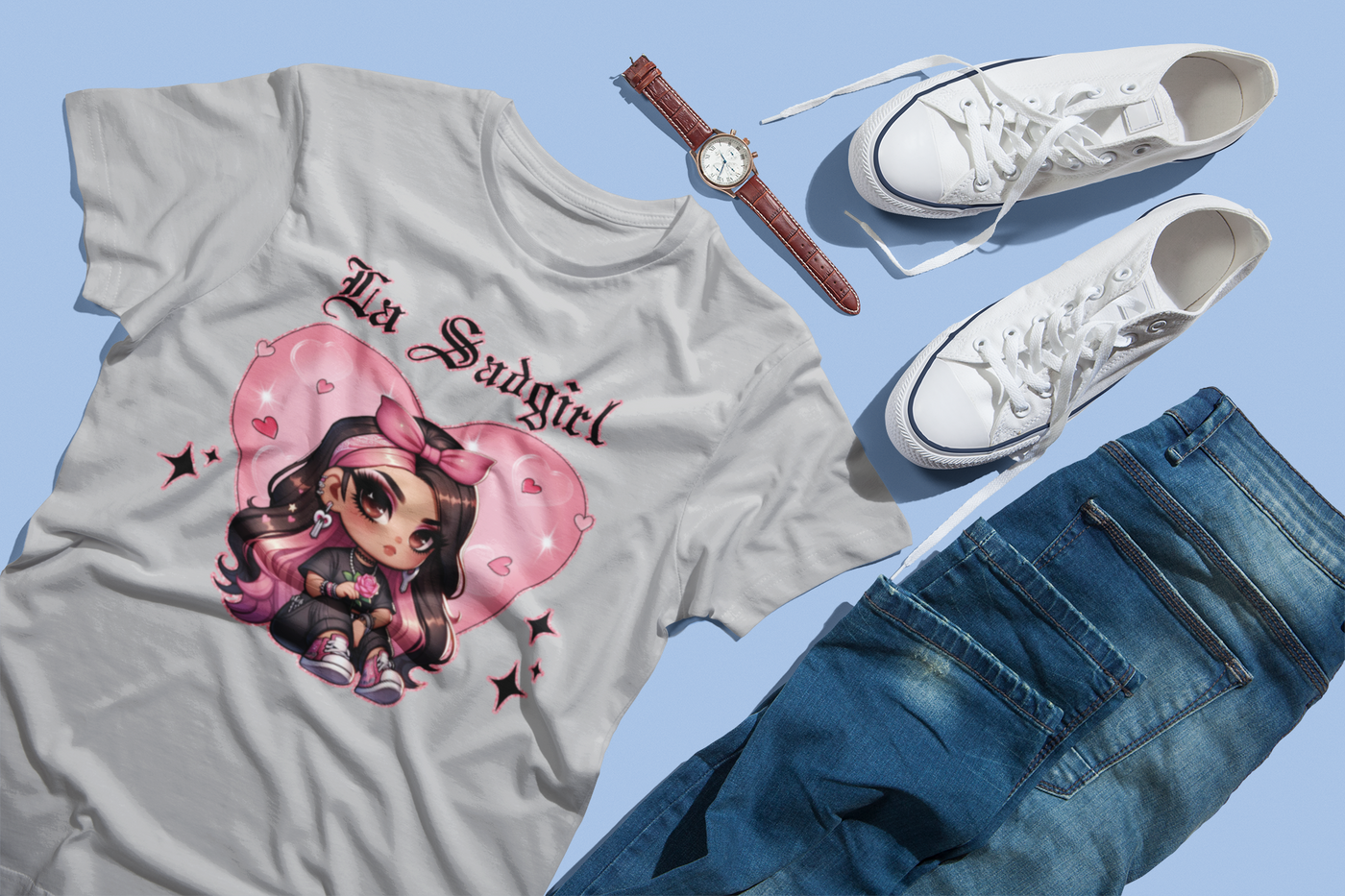 Chicano Art DTF Transfer – Bold & Culturally Inspired Prints for Custom Apparel 🎨🔥
