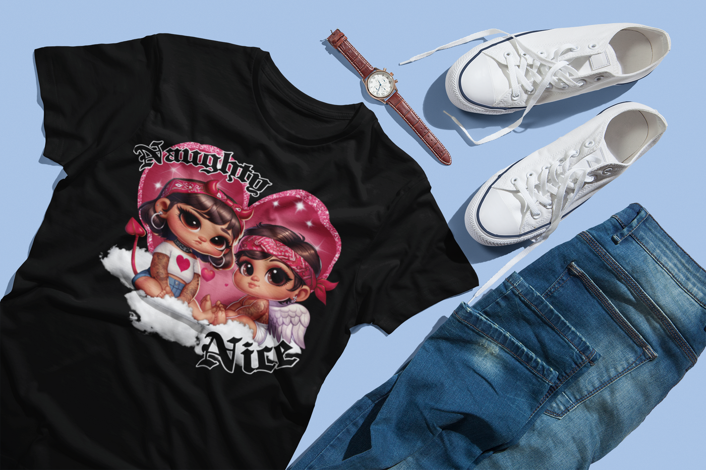 Chicano Art DTF Transfer – Bold & Culturally Inspired Prints for Custom Apparel 🎨🔥