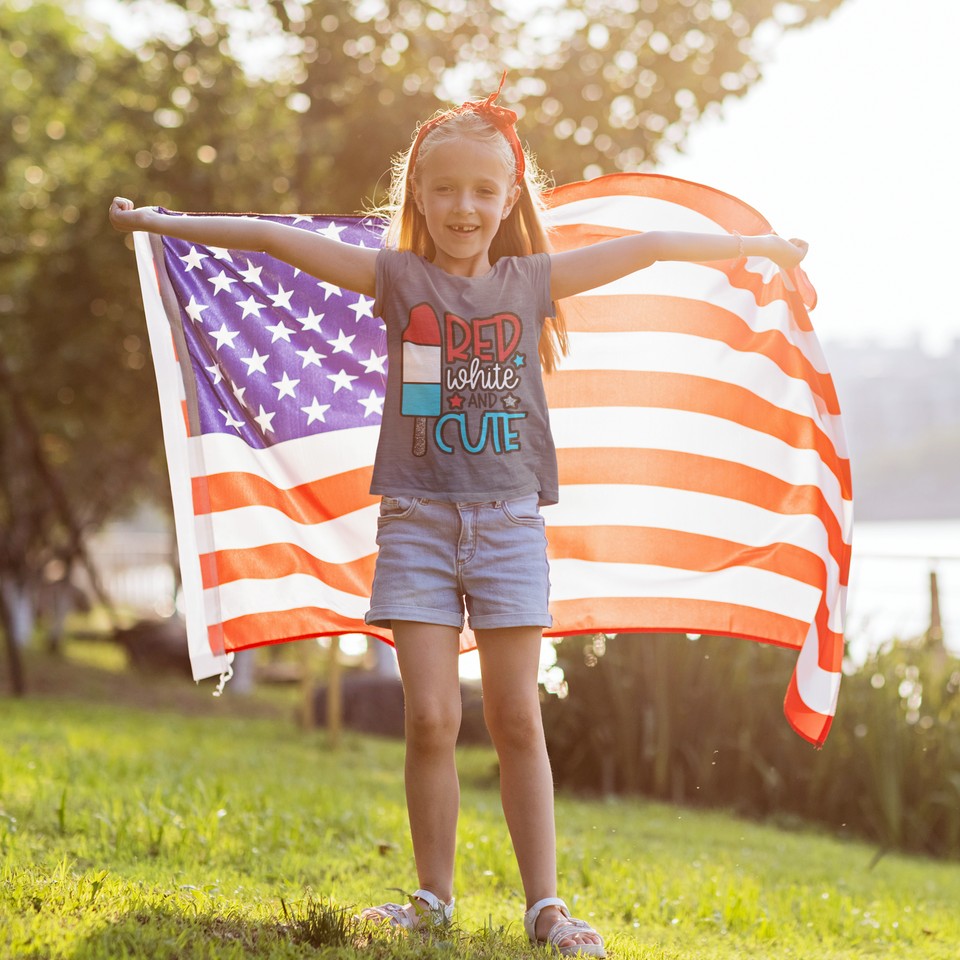 Red White and Cutie DTF - Patriotic Tee