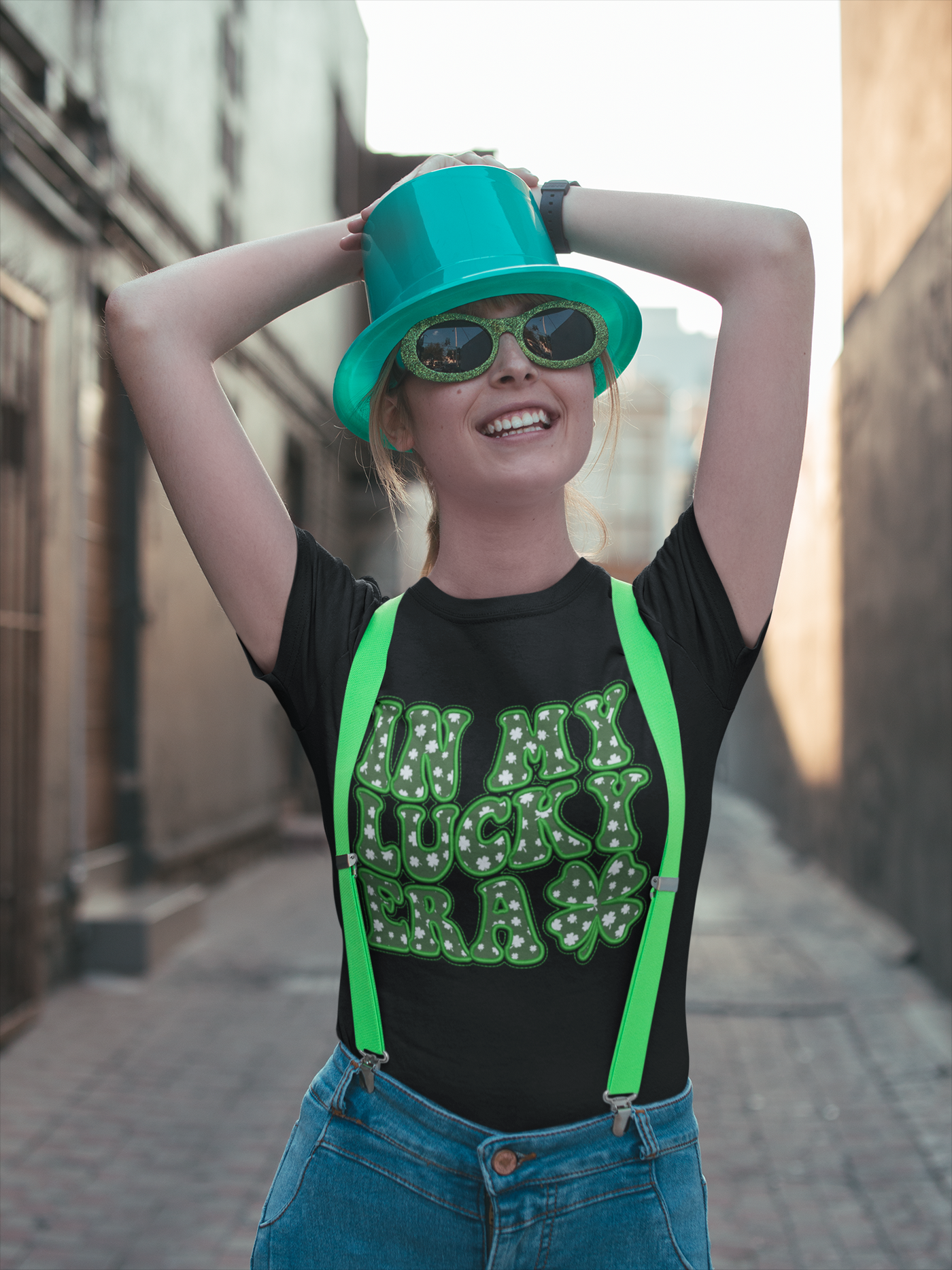 In My Lucky Era DTF Transfer – Bold, Motivational Designs for Custom Apparel Product Description: