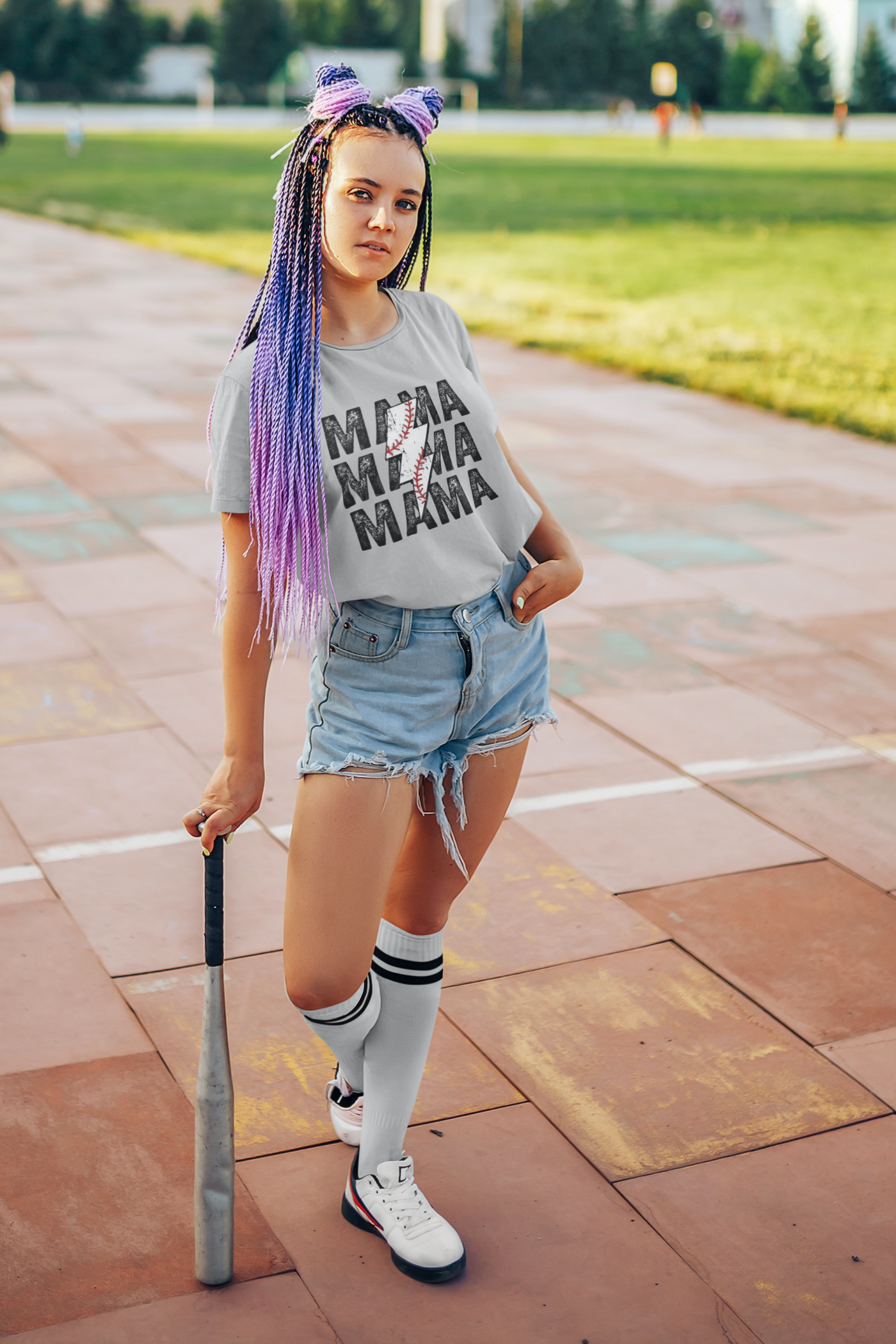 Mama Baseball DTF Transfer – The Perfect Game Day Print for Baseball Moms!