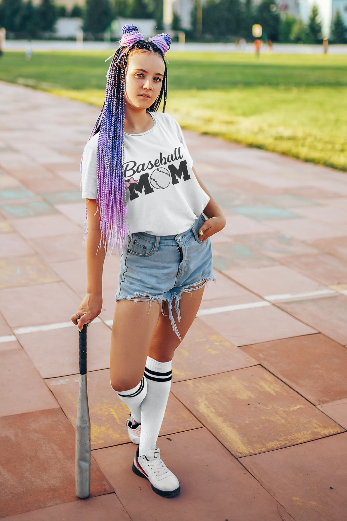 Baseball Mom DTF Transfer | Game Day Shirt Print