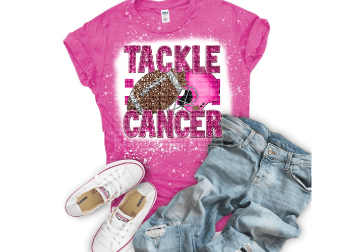 Tackle Cancer DTF ready to press transfer - KT SUBLIMATION, DTF AND MORE LLC