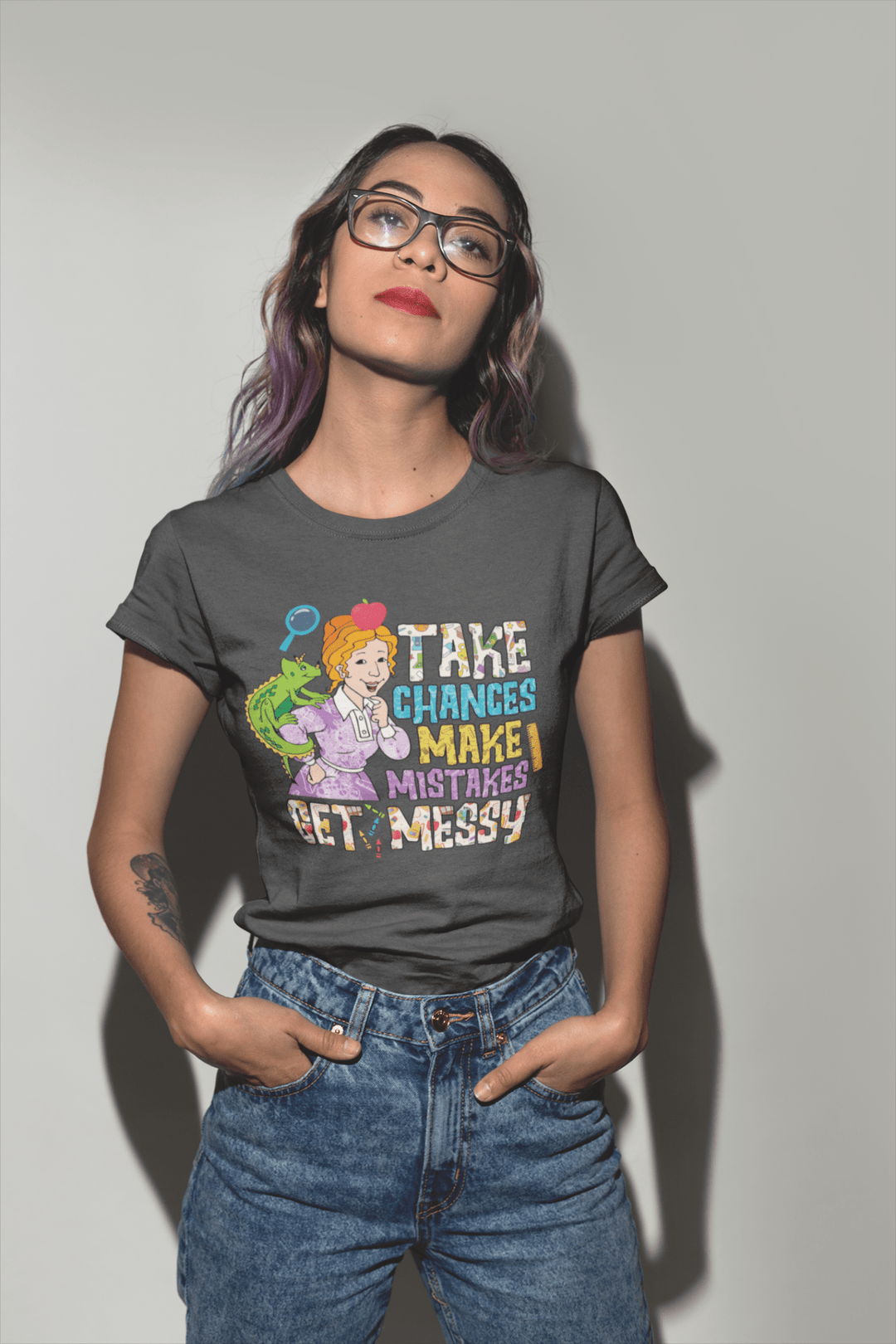 Take Chances, Make Mistakes, Get Messy – Mrs. Frizzle DTF Transfer - KT SUBLIMATION, DTF AND MORE LLC