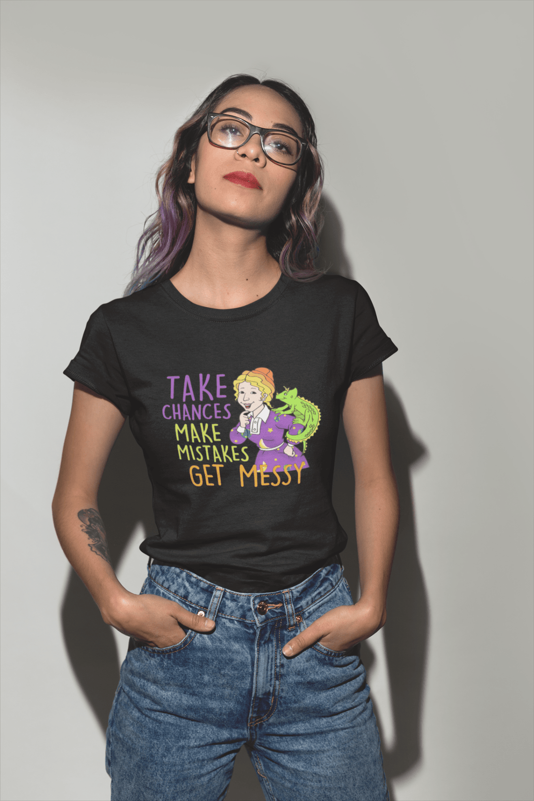 Take Chances, Make mistakes Mrs. Frizzle DTF - KT SUBLIMATION, DTF AND MORE LLC