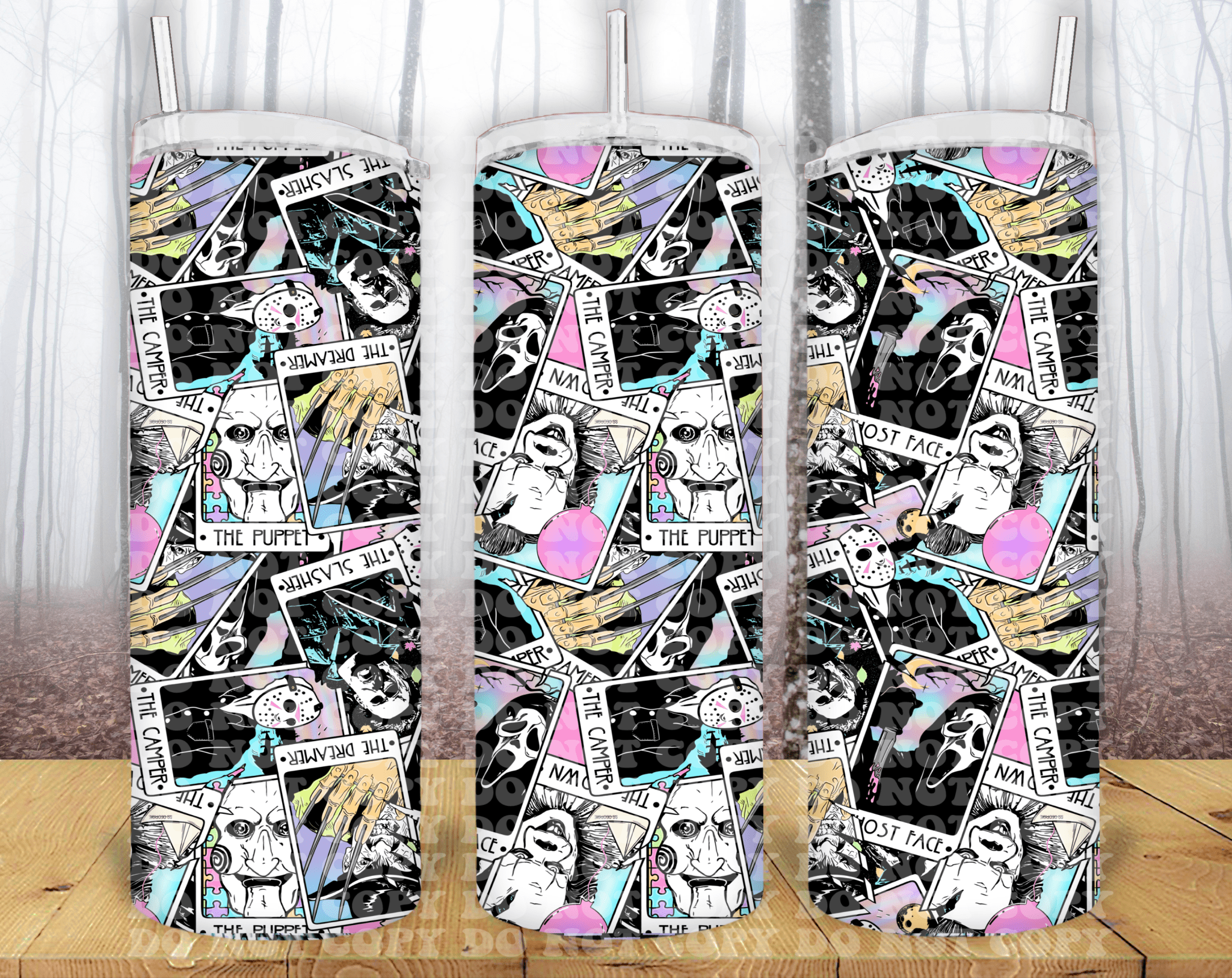Tarot Pastel 20oz Tumbler Sublimation Print