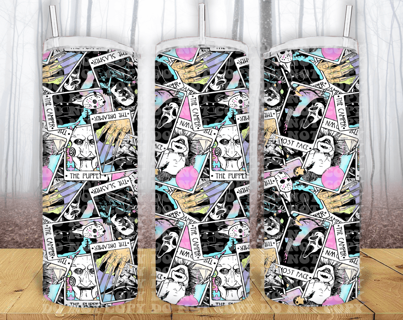 Tarot Pastel 20oz Tumbler Sublimation Print - KT SUBLIMATION, DTF AND MORE LLC