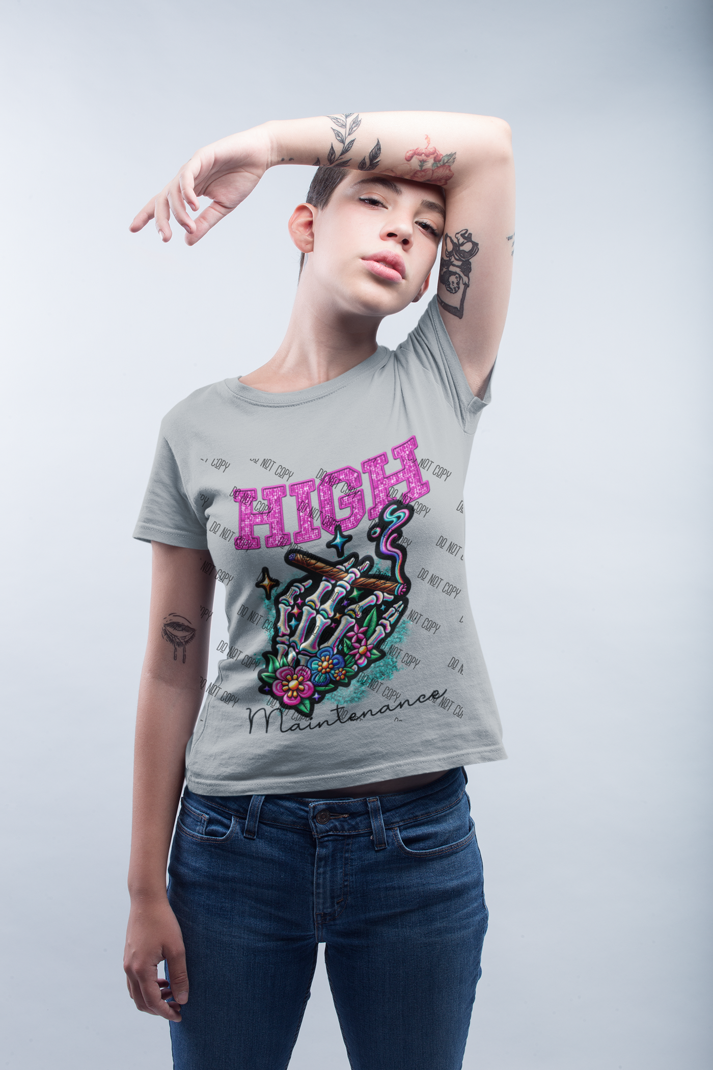 High Maintenance DTF Transfer – Bold and Sassy Design for Confident Apparel