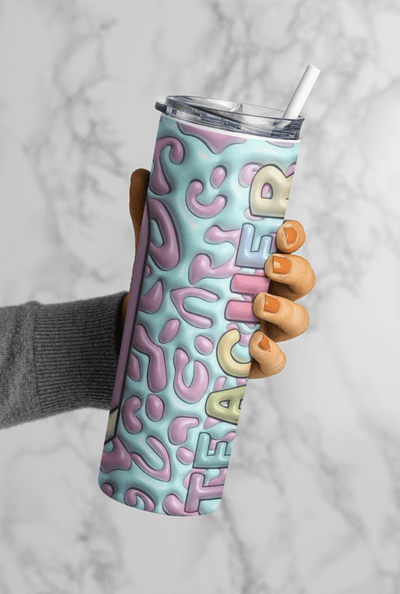 Teacher 20oz sublimation print - KT SUBLIMATION, DTF AND MORE LLC