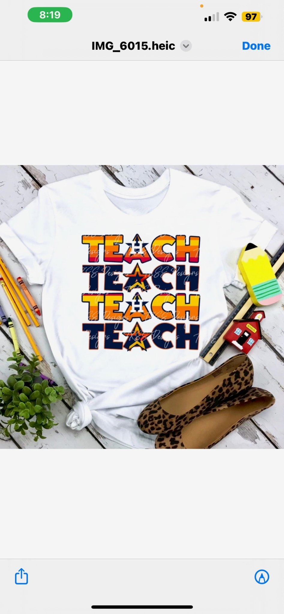 Teacher Astros DTF ready to press transfer - KT SUBLIMATION, DTF AND MORE LLC