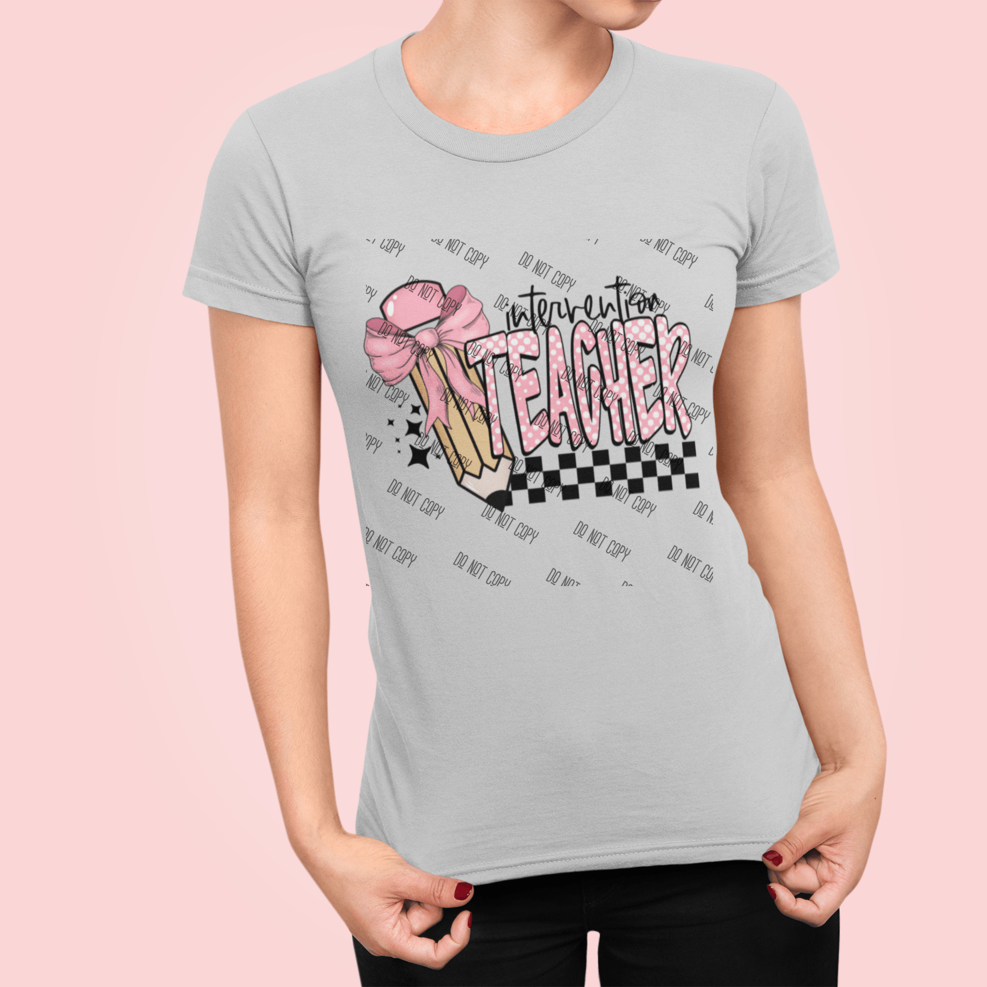 Teacher DTF Transfer | Ready to Press School Design for Shirts & More