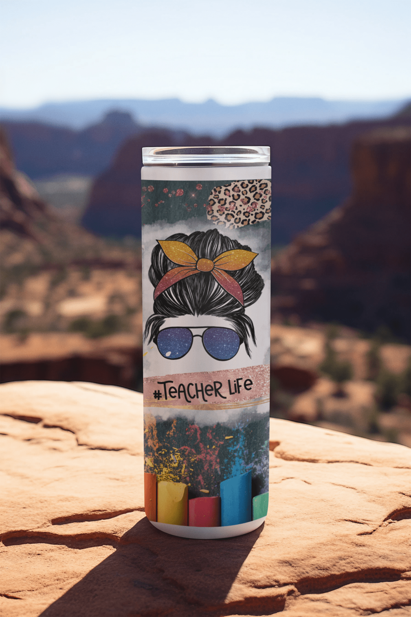 Teacher Life 20oz sublimation print - KT SUBLIMATION, DTF AND MORE LLC