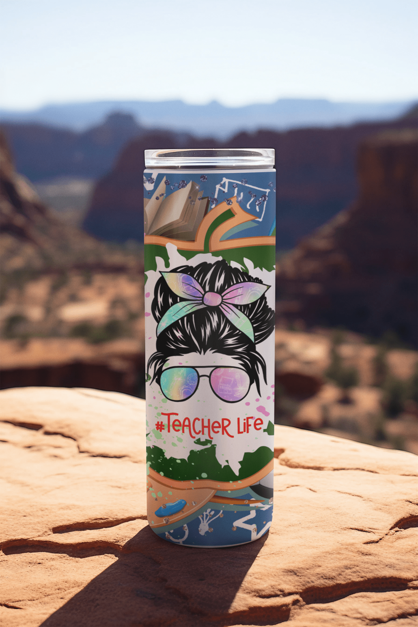 Teacher Life 20oz sublimation print - KT SUBLIMATION, DTF AND MORE LLC