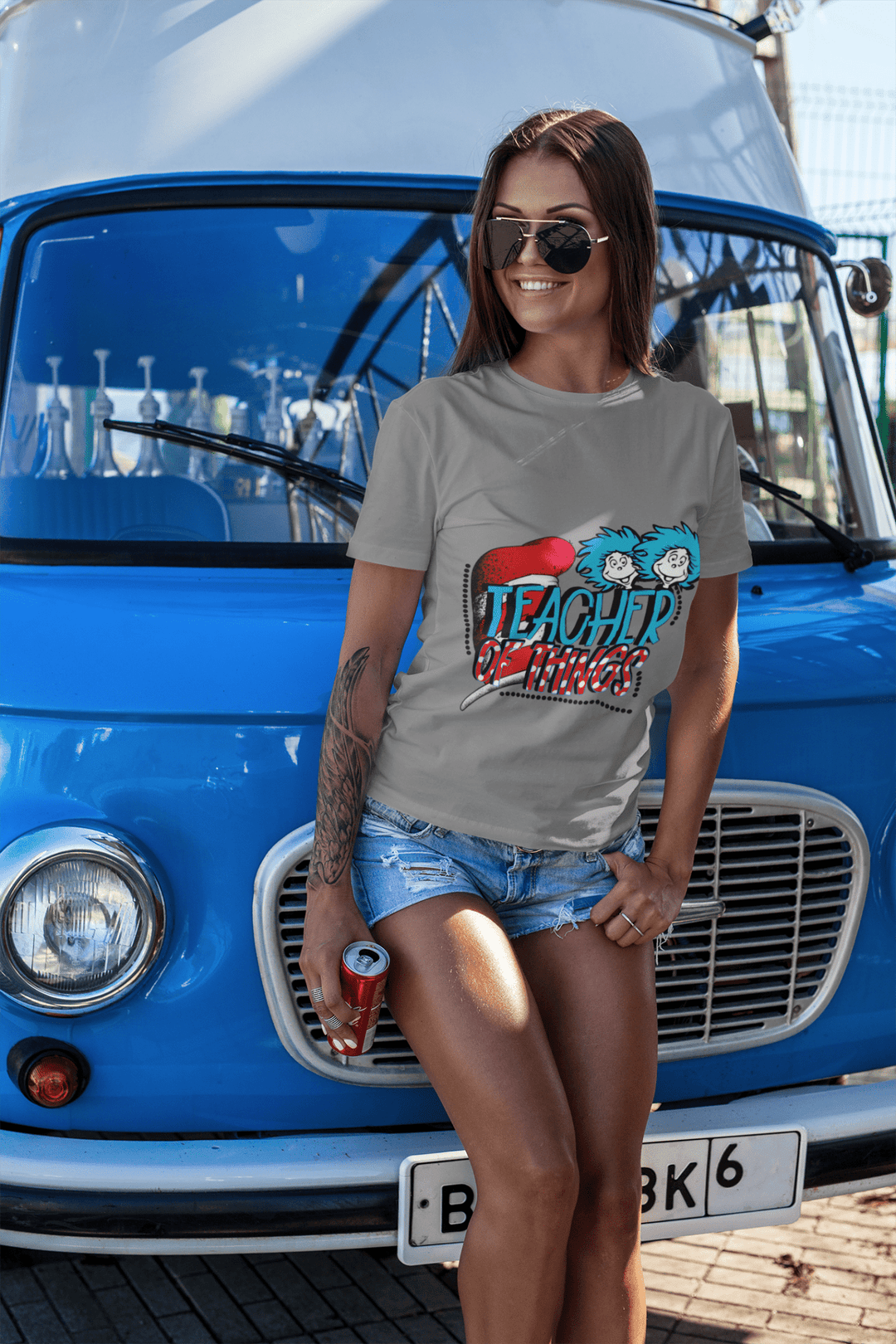 Teacher of Things DTF Transfer – Bold Design for Proud Educators - KT SUBLIMATION, DTF AND MORE LLC