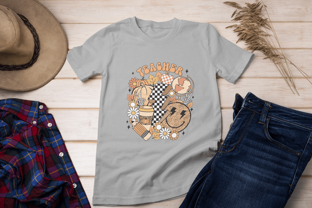 Teachers Fall DTF Transfer – Cozy Autumn Teacher Shirt Design - KT SUBLIMATION, DTF AND MORE LLC