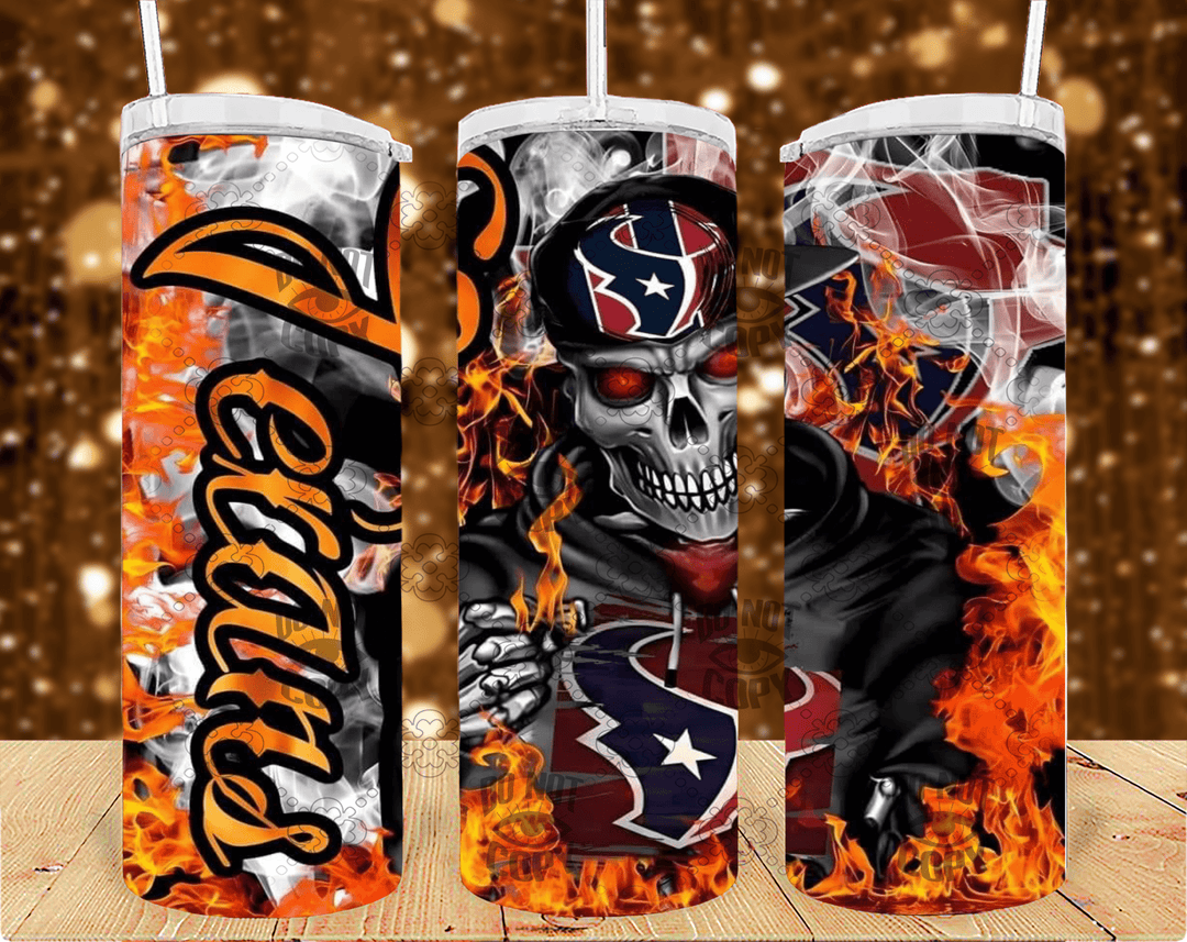 Texans 20oz Tumbler Sublimation Print - KT SUBLIMATION, DTF AND MORE LLC