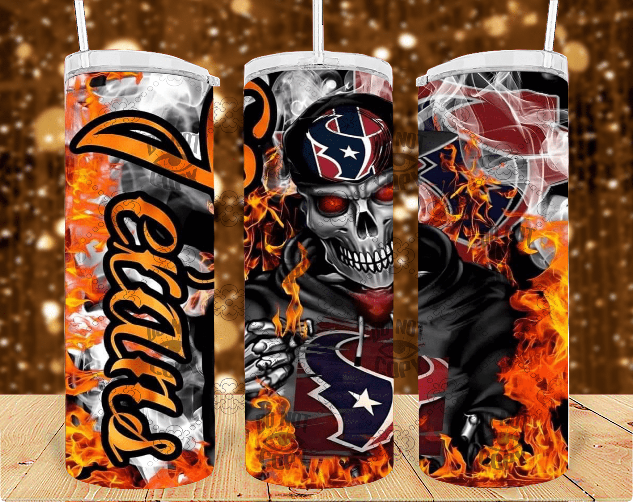 Texans 20oz Tumbler Sublimation Print