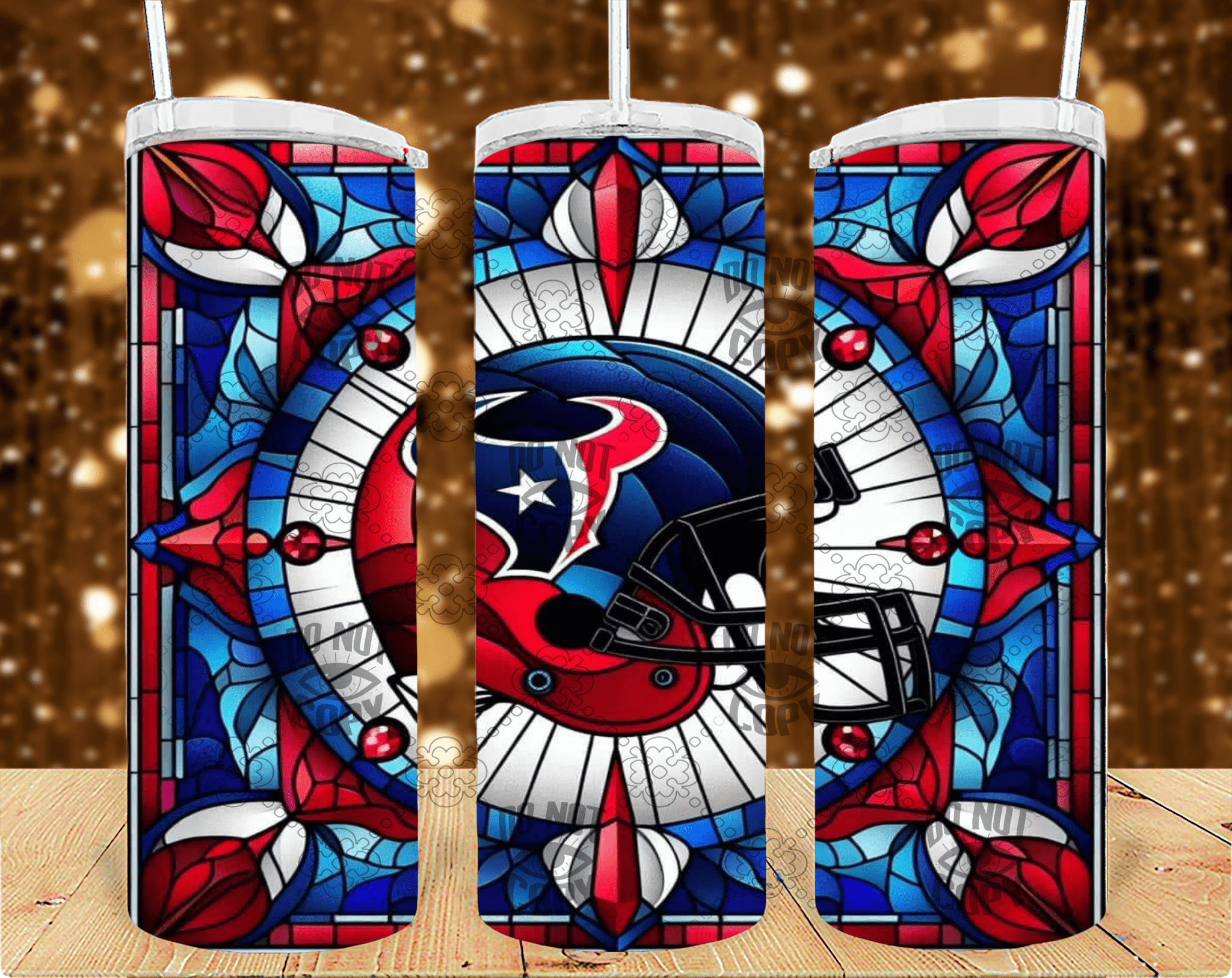 Texans 20oz Tumbler Sublimation Print
