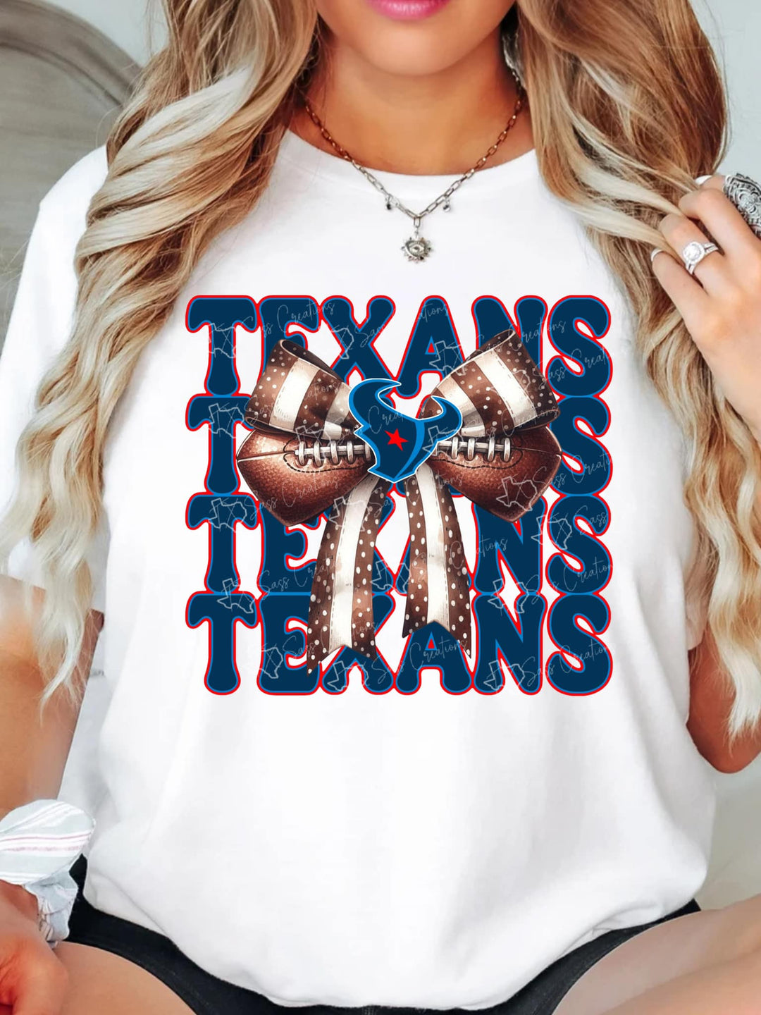 Texans Bow DTF - KT SUBLIMATION, DTF AND MORE LLC