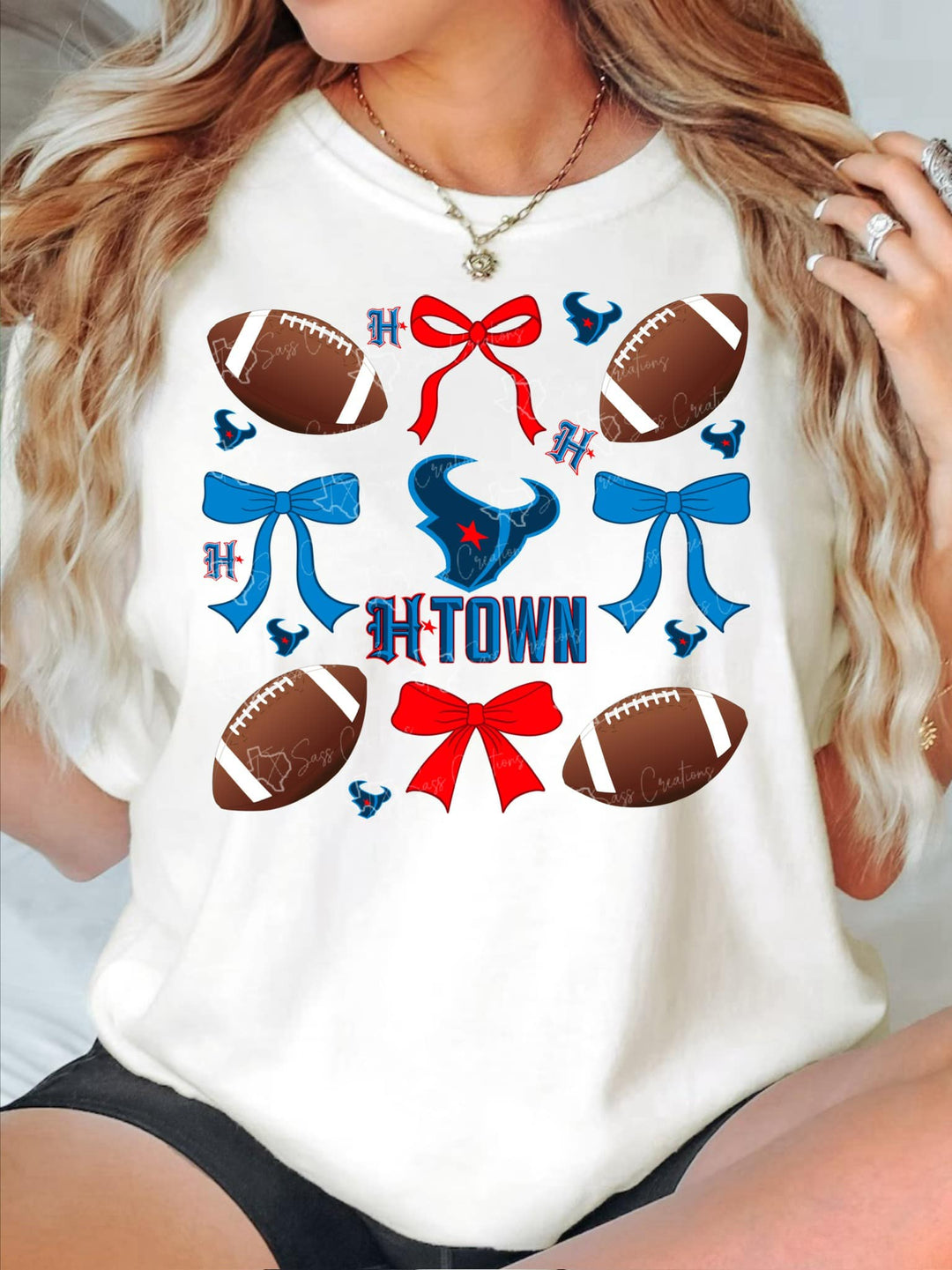 Texans Bow DTF - KT SUBLIMATION, DTF AND MORE LLC