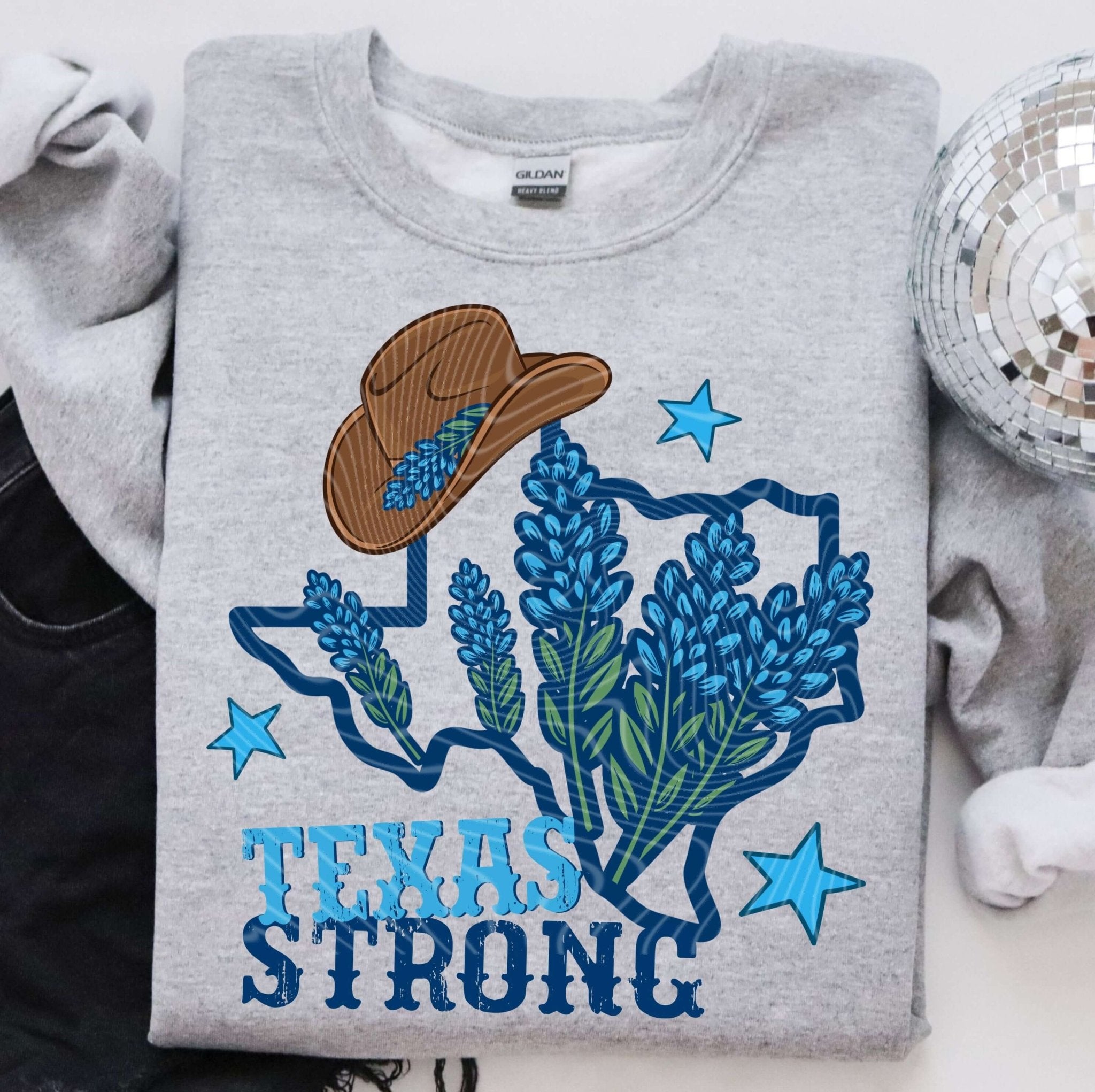 Texas Strong DTF Transfer – Bold, Patriotic, Ready to Press!