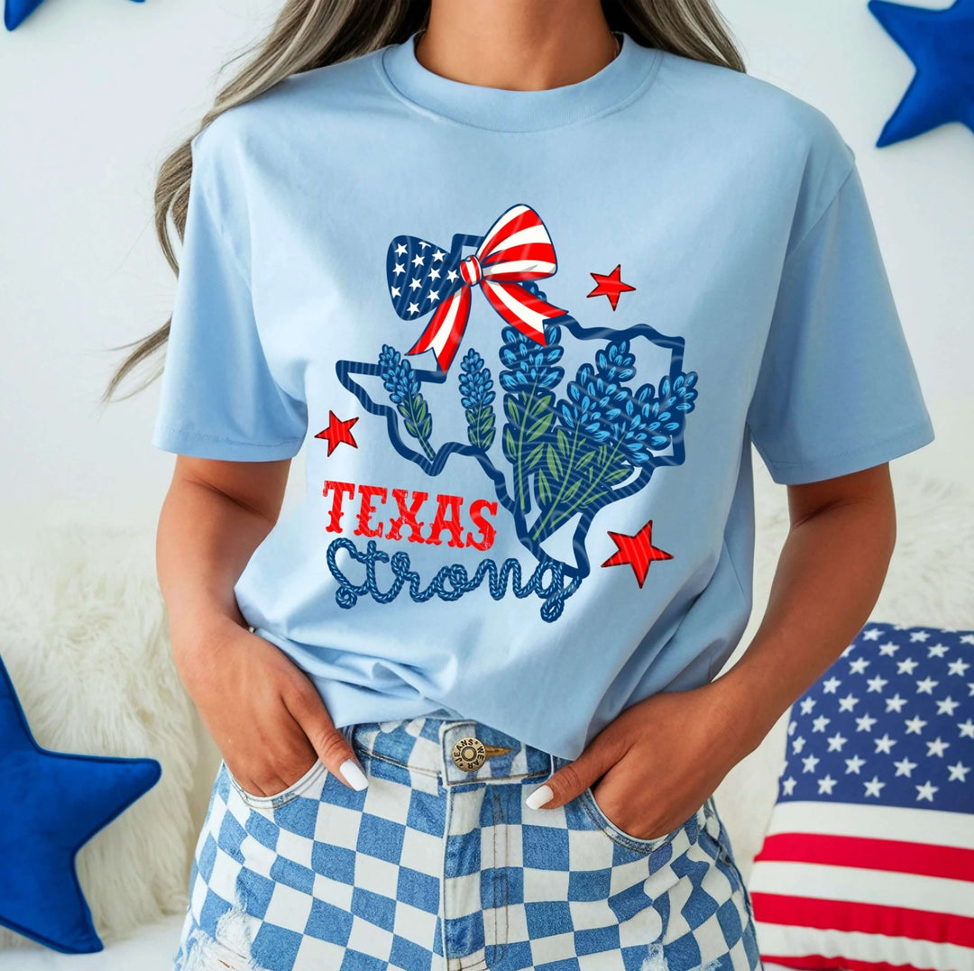 Texas Strong DTF Transfer – Bold, Patriotic, Ready to Press! - KT SUBLIMATION, DTF AND MORE LLC
