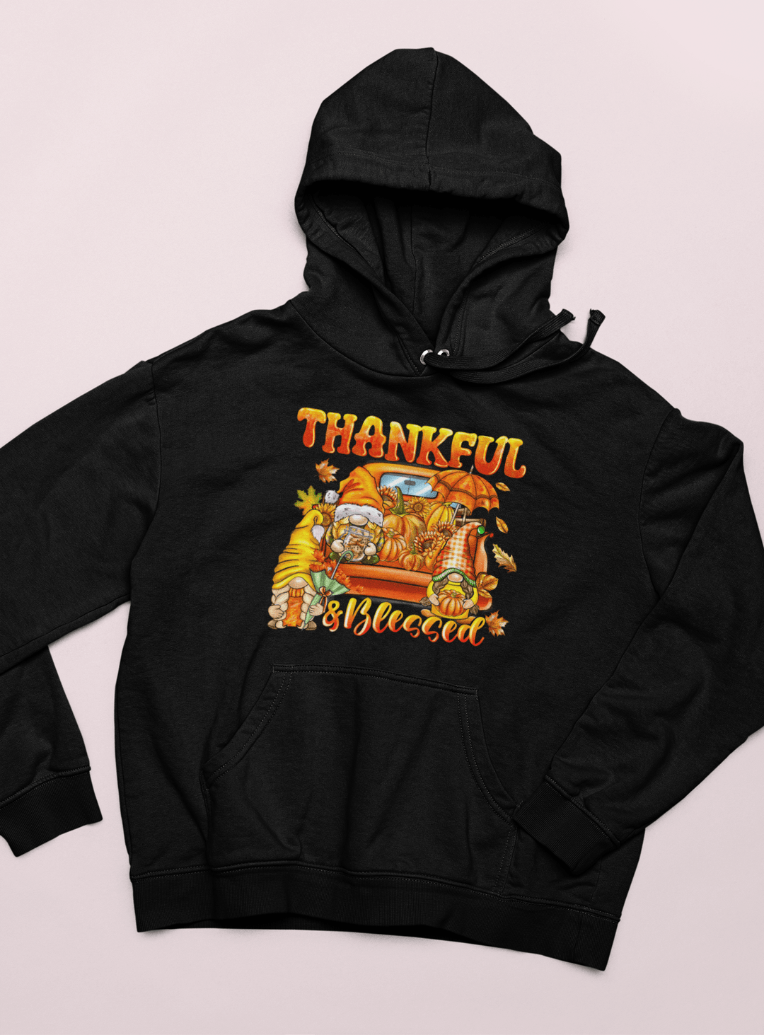 Thankful & Blessed DTF Transfer – fall - inspired Thanksgiving design for custom shirts & hoodies. Ready to press, vibrant, and perfect for family apparel & boutiques. - KT SUBLIMATION, DTF AND MORE LLC