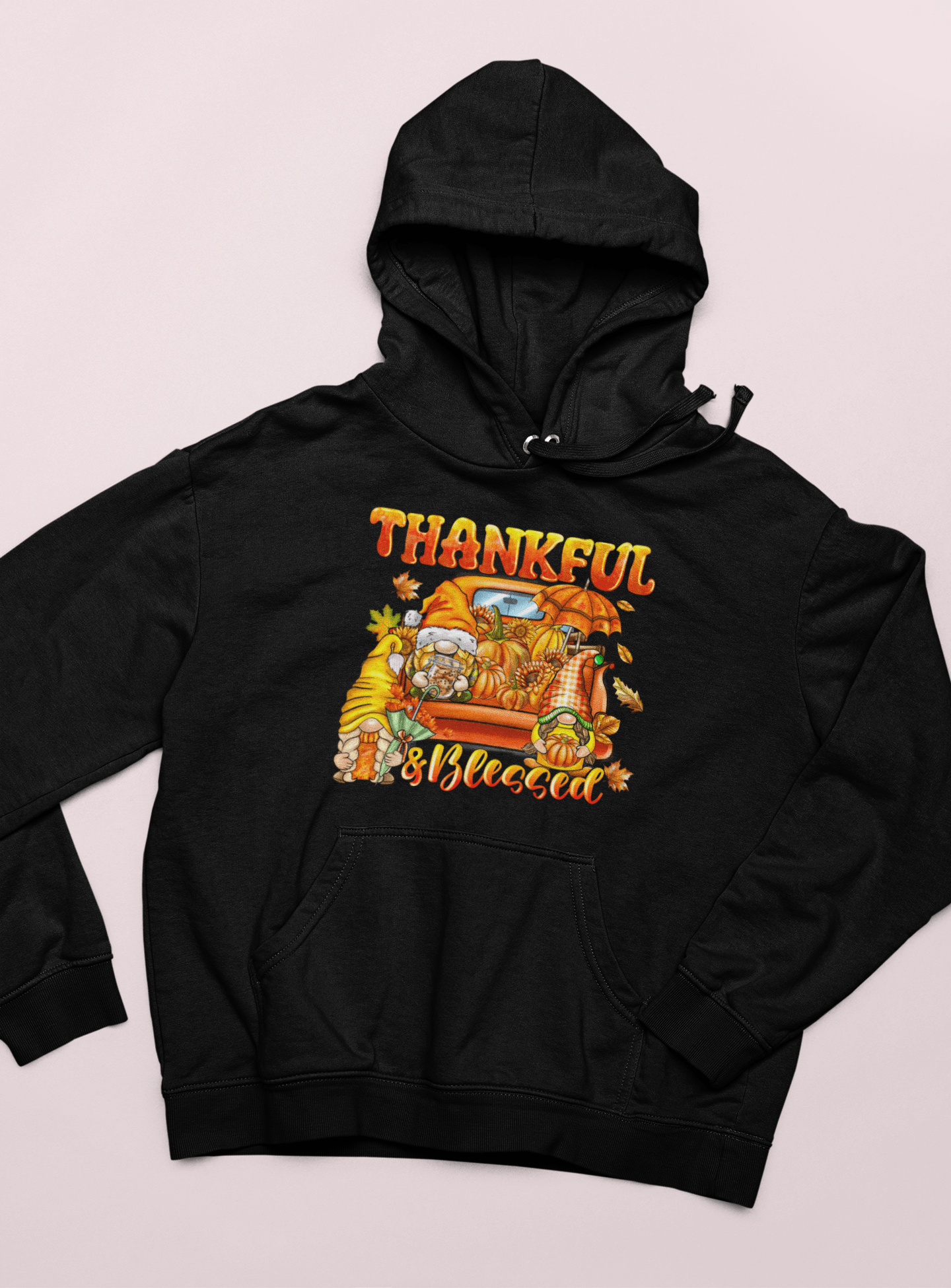 Thankful & Blessed DTF Transfer – fall - inspired Thanksgiving design for custom shirts & hoodies. Ready to press, vibrant, and perfect for family apparel & boutiques. - KT SUBLIMATION, DTF AND MORE LLC