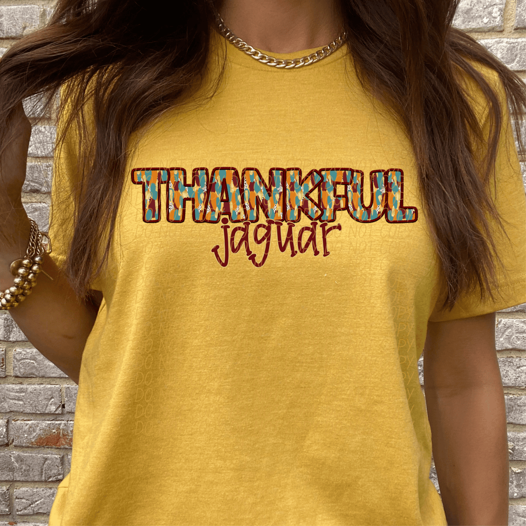 Thankful Jaguar DTF - KT SUBLIMATION, DTF AND MORE LLC