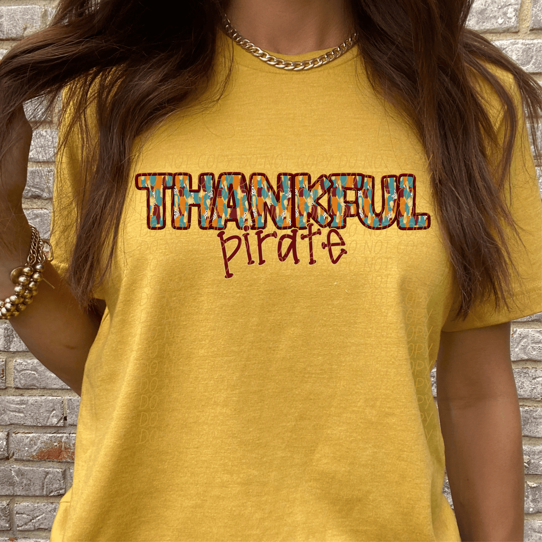 Thankful Pirate DTF - KT SUBLIMATION, DTF AND MORE LLC