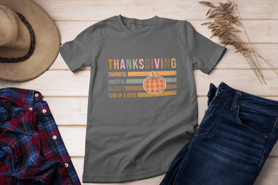 Thanksgiving DTF, Grateful, Blessed Direct to film Transfer - KT SUBLIMATION, DTF AND MORE LLC