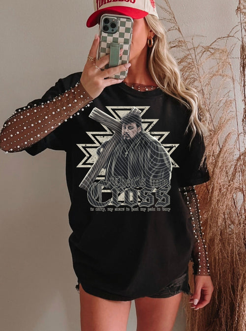 That's My Cross" Beige Jelly Roll DTF Transfer – Ready to Press! 🎸✝️✨ - KT SUBLIMATION, DTF AND MORE LLC