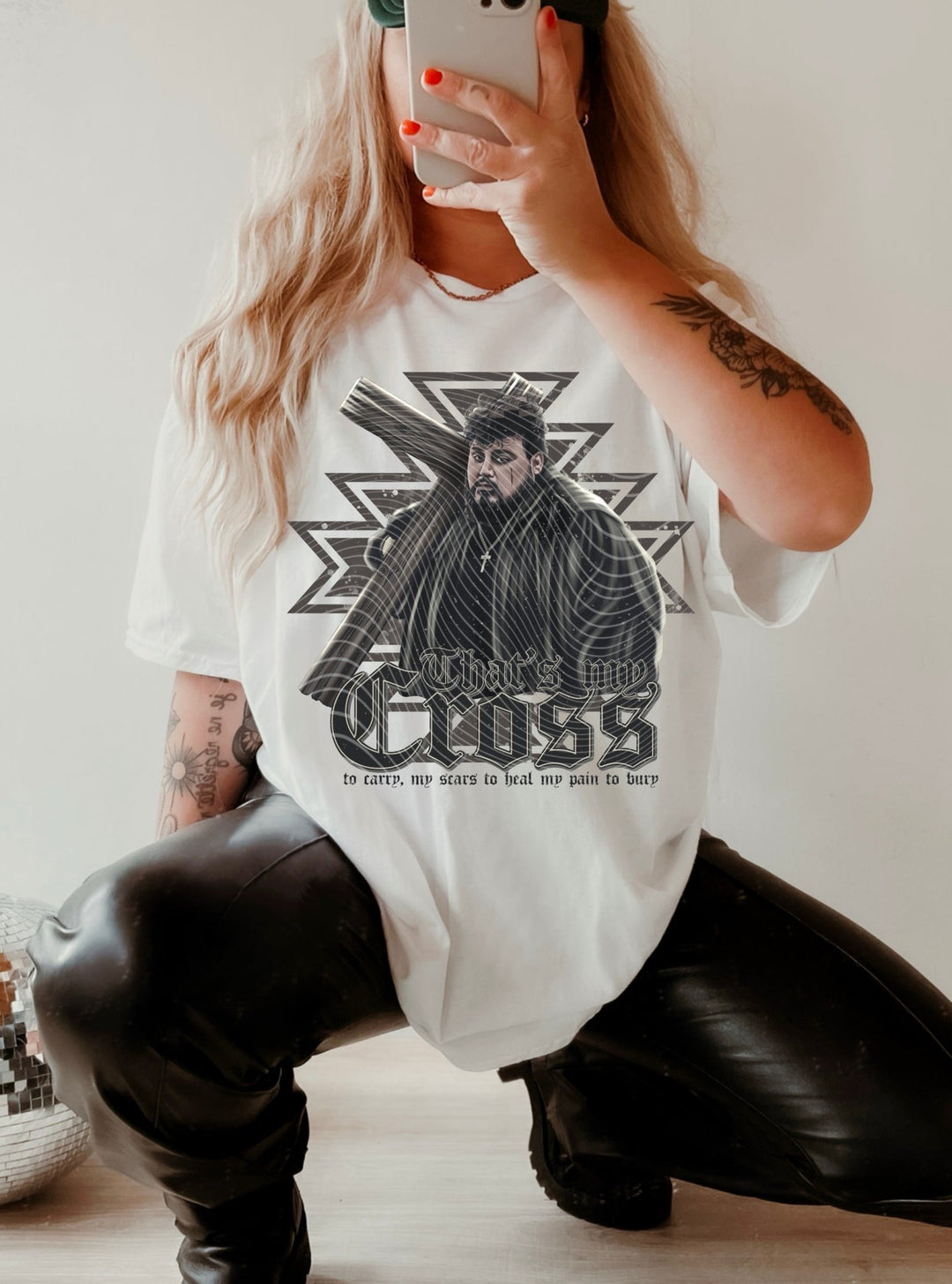 That's My Cross" Beige Jelly Roll DTF Transfer – Ready to Press! 🎸✝️✨ - KT SUBLIMATION, DTF AND MORE LLC