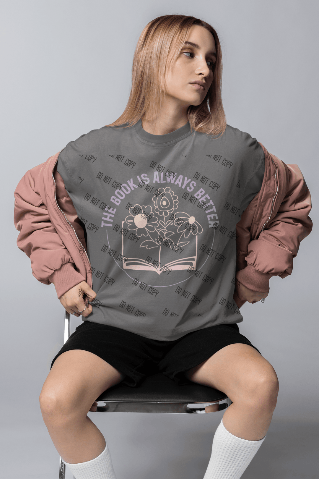 "The Book is Always Better" – DTF Transfer for Book Lovers | Bold Design for Readers - KT SUBLIMATION, DTF AND MORE LLC