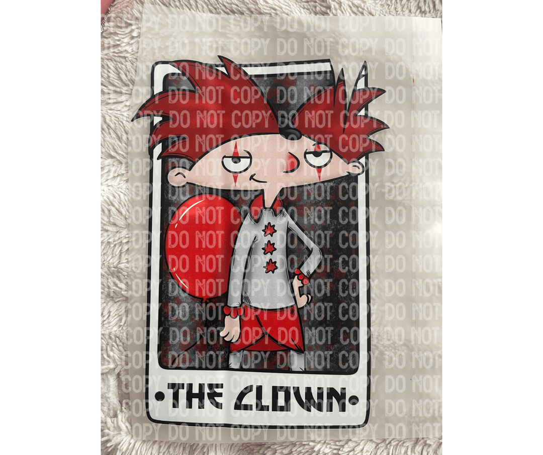 The clown DTF ready to press Transfer - KT SUBLIMATION, DTF AND MORE LLC