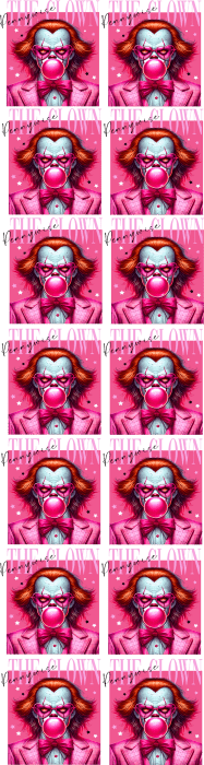 The Clown Pink Gang Sheet – Bulk DTF Transfers for Custom Apparel Printing - KT SUBLIMATION, DTF AND MORE LLC