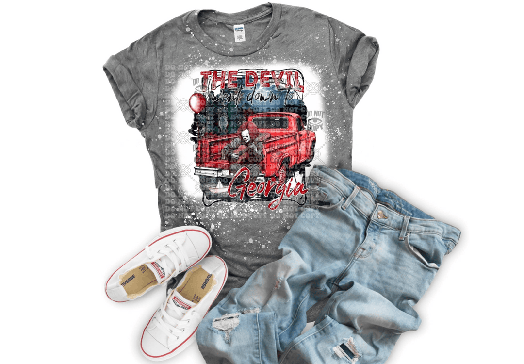 The devil went down to Georgia DTF ready to press transfer - KT SUBLIMATION, DTF AND MORE LLC