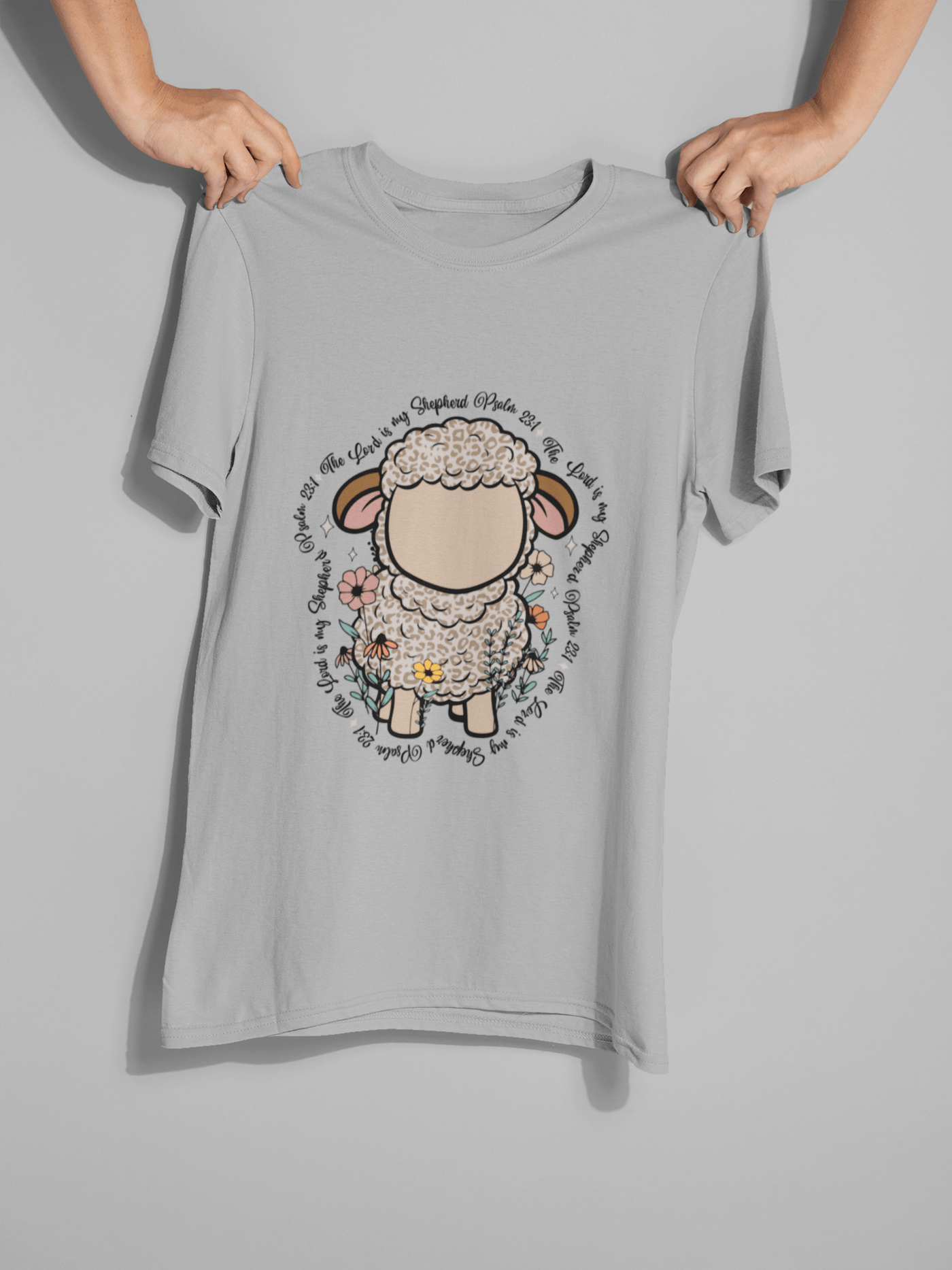 The Lord is My Shepherd DTF Transfer – Inspirational Psalm 23 Christian Design - KT SUBLIMATION, DTF AND MORE LLC