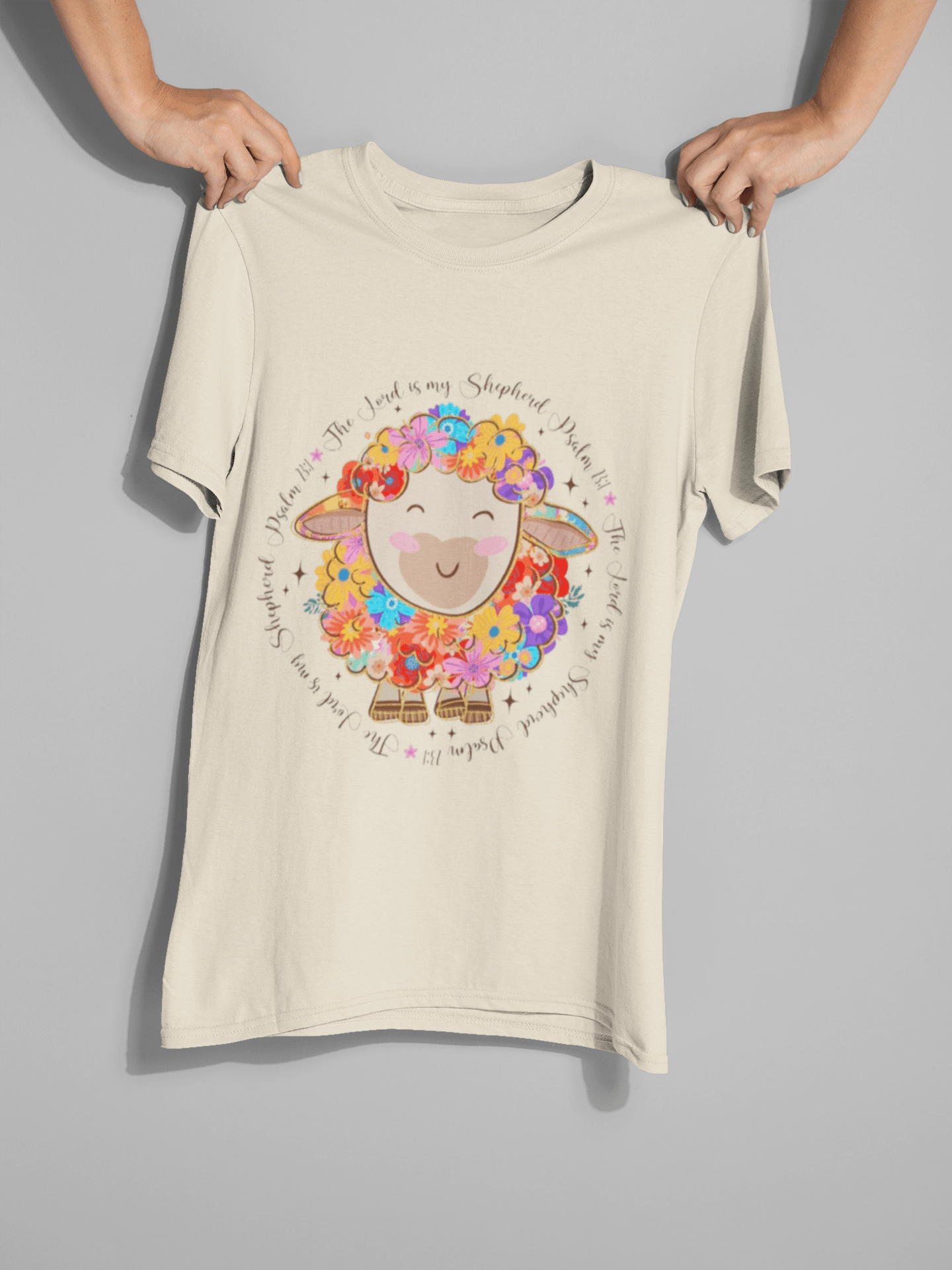 The Lord is My Shepherd DTF Transfer – Inspirational Psalm 23 Christian Design - KT SUBLIMATION, DTF AND MORE LLC