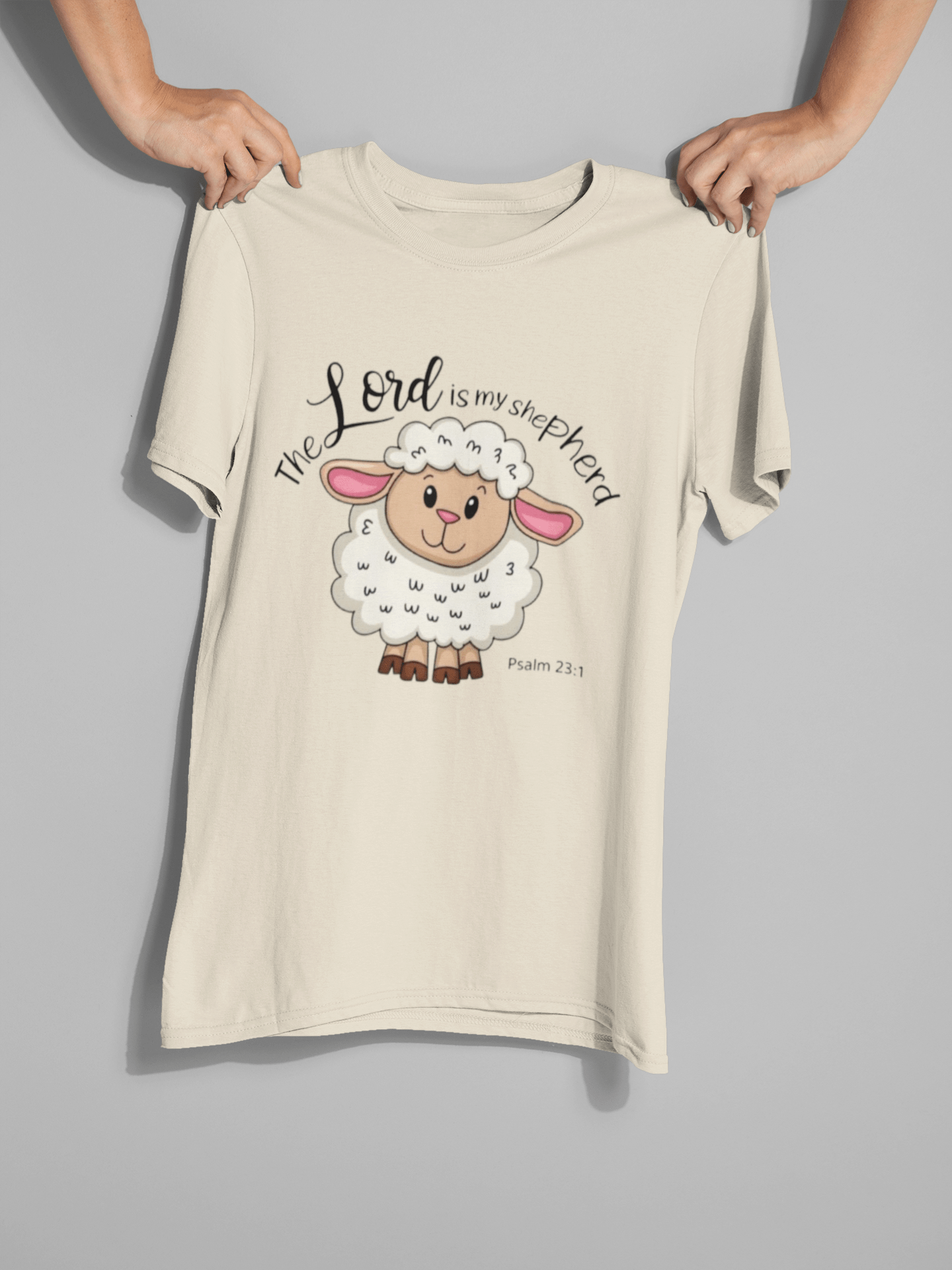 The Lord is My Shepherd DTF Transfer – Inspirational Psalm 23 Christian Design - KT SUBLIMATION, DTF AND MORE LLC