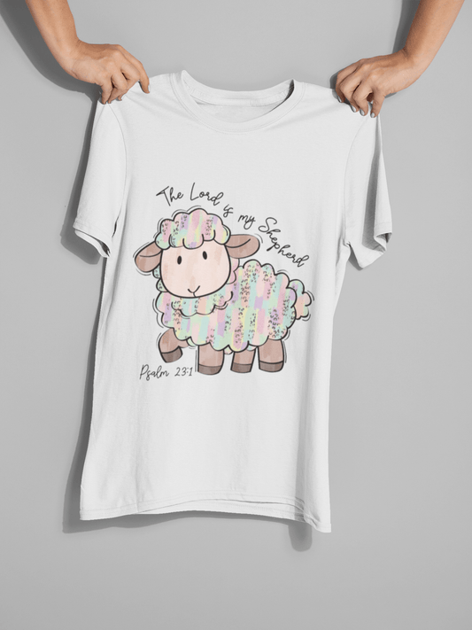 The Lord is My Shepherd DTF Transfer – Inspirational Psalm 23 Christian Design - KT SUBLIMATION, DTF AND MORE LLC